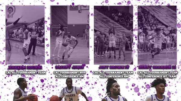 🏆 CAC ALL CONFERENCE &amp; TOURNAMENT TEAM 🏆

Odunsi: CAC All Tourney Team

Jones: All Conference HM &amp; CAC Tourney MVP

Brown IV: All Conference HM &amp; CAC All Tourney Team

Shannon III: 1st Team All Conference &amp; CAC All Tourney Team

Congratulations guys, well deserved‼️

#WeAreIW