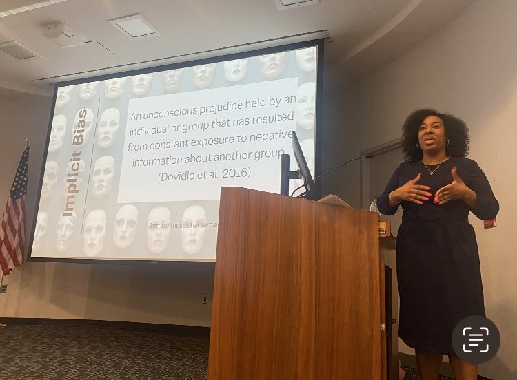 SamrinaKahlon's tweet photo. #MariaFlowers Thank you for teaching us about #patient safety equity Metrics and looking at our own implicit bias #psw23 #equitylens https://t.co/xCsLETobKb