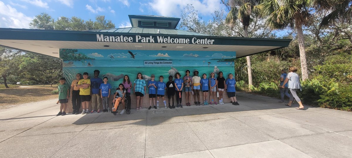 Another field trip to Manatee Park! Today with Ms. Cargyles &amp; Ms. Nilians class from Edison Park Elementary! #LeeSchoolsEE #LoveLeeSchools