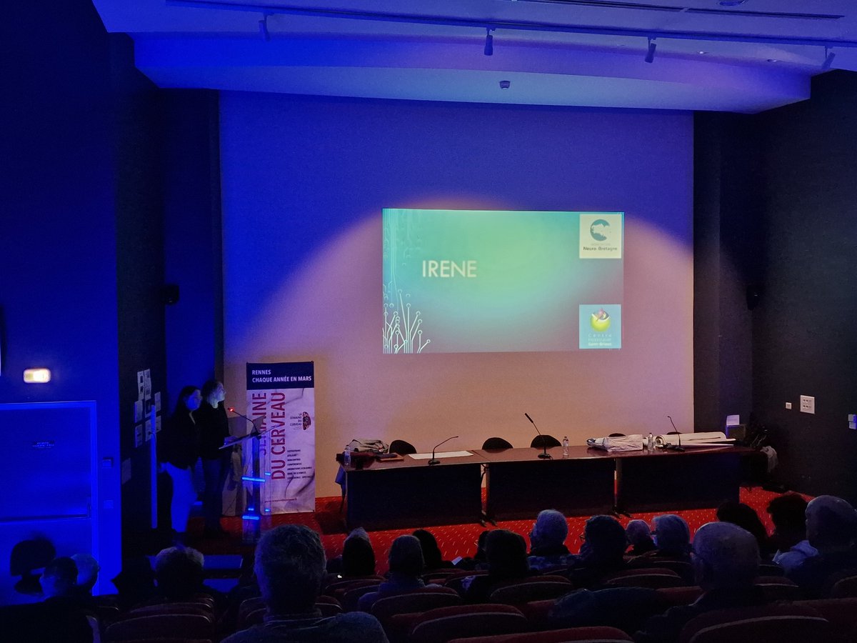 SemCerveau35's tweet photo. Présentation du projet #IRENE, dispositif innovant Neuro-Bretagne déployé dans le département des Côtes-d'Armor depuis 2022, par Vanessa Jego et Marie-Elisabeth Carlier, infirmières spécialisées en #neurologie
#SDCRennes2023 #SDC2023 https://t.co/9jlIJPS9ty