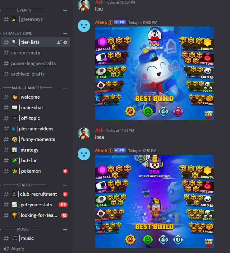 Public Discord Servers tagged with Brawl Stars