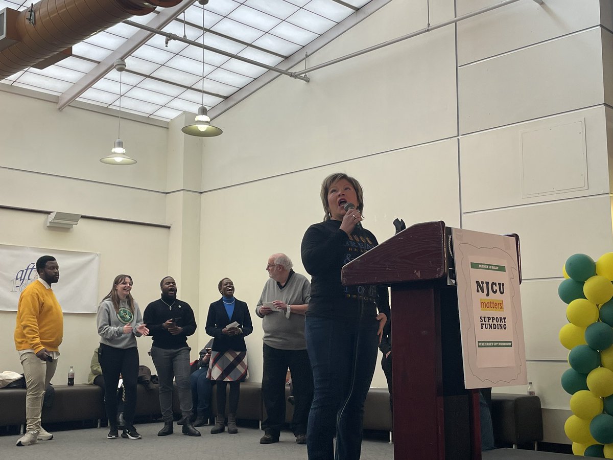 Dr. Patricia Campos Medina, <a href="/cornellilr/">Cornell ILR School</a>: We as Latinos have 21% of the population in NJ. We invest in our communities and it’s time for NJ to invest in our dreams and our futures. #FundNJCU <a href="/aftlocal1839/">NJCU AFT Local 1839</a> @aftnj