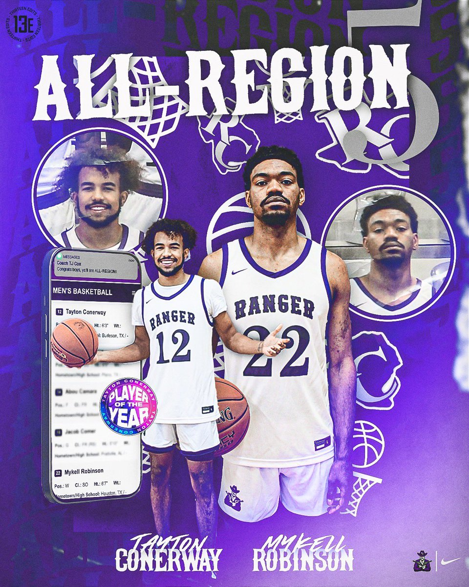 Ranger Men’s Basketball tweet media