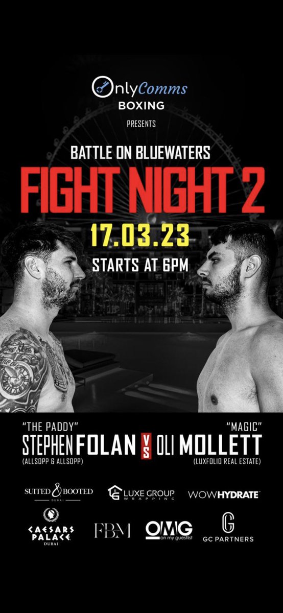 StephenFolan's tweet image. Looking forward to this, main event, paddy’s day, Caesars Palace, 
Been training away for the last 7/8weeks feeling fit and healthy and looking forward to smashing his face In 😎