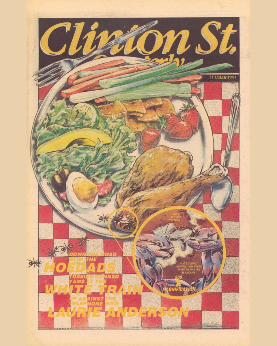 CSQ1979's tweet photo. Check out some more creative covers from Nance-Sasser (Fall 1983), Matt Wuerker (Spring 1985), Anton Kimball (Summer 1984), and Mary Robben (Summer 1982).

#ClintonStreetQuarterly #CSQarchive #PSULibrary #newspaper #newsarchive #archive #bookhistory #PDXartist #portland #covers https://t.co/3gFCUWuJ1r
