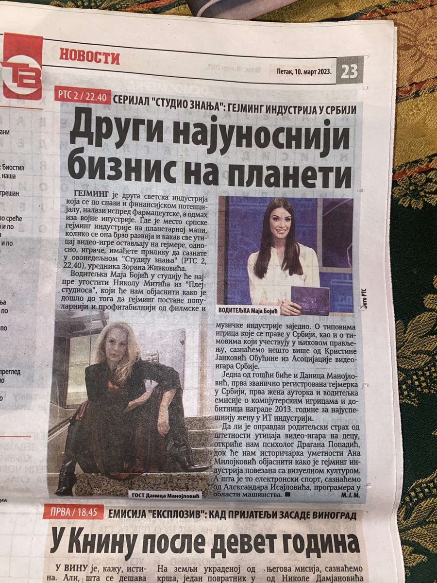IndijankaDanka's tweet photo. @novostionline
#gejming
#Srbija
#gaming https://t.co/a8yzWjw7Ib