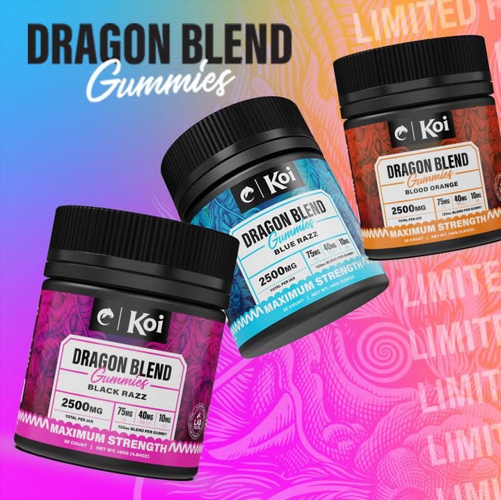 koicbdmexico's tweet photo. Si lo tuyo es la máxima potencia, nuestras gomitas dragon blend edición limitada son perfectas para ti. https://t.co/SUcL0LwAdd