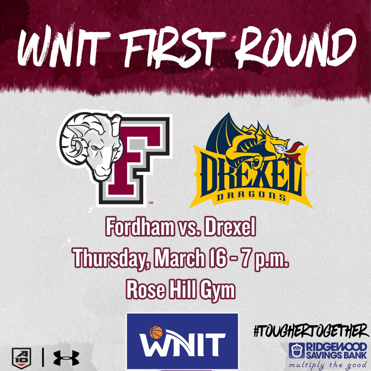 Our season continues THIS Thursday night at 7 p.m. against <a href="/DrexelWBB/">Drexel Women's Basketball</a> in the <a href="/WomensNIT/">WNIT</a>!! 

Stay tuned for more info!

📰: bit.ly/3l8pDCj

#TougherTogether