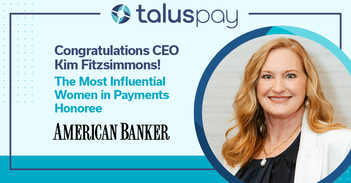 taluspay's tweet image. Congrats Kim Fitzsimmons! Well deserved, we are lucky to have your leadership and look forward to the continued growth at Talus Pay! Read the story in American Banker americanbanker.com/payments/list/…
#payments #merchantprocessing
