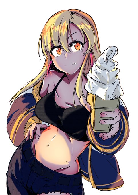 ホレ!ソフトクリーム!美味いから食べてみ?美味しい物食べてヤなコトとか忘れた方がイイって!もし、また絡まれたらすぐオセーテよ!アタシ、マッハで駆けつけるし! 