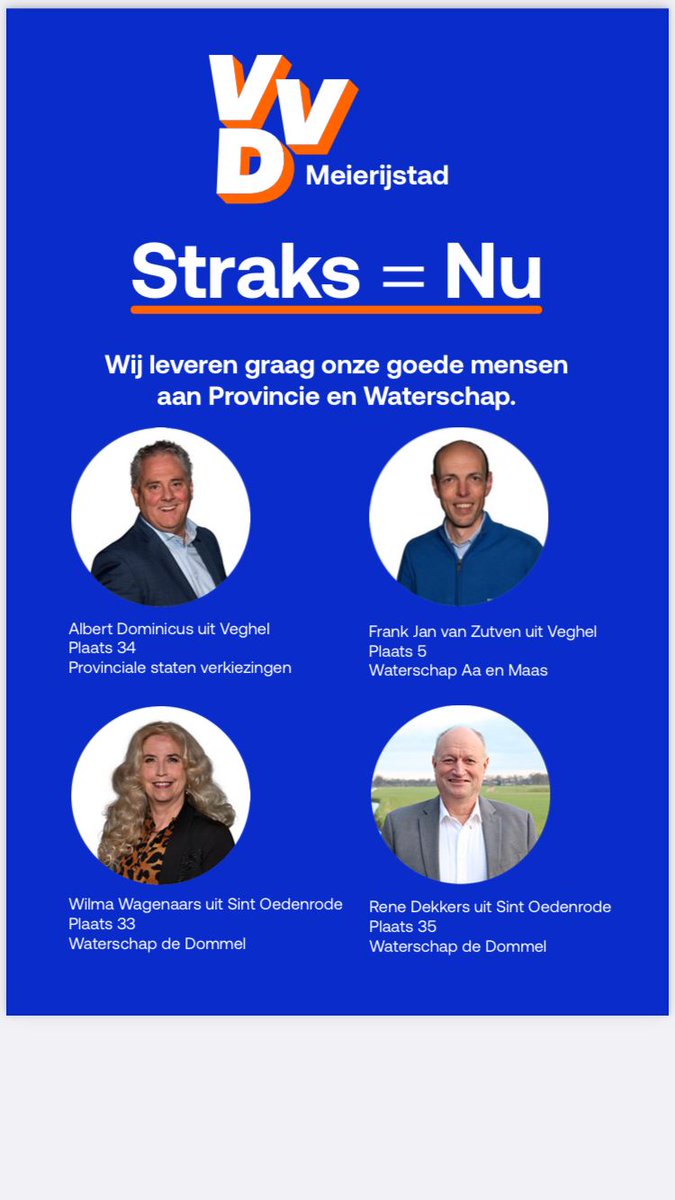 VVD Meierijstad (@vvd_meierijstad) on Twitter photo 
