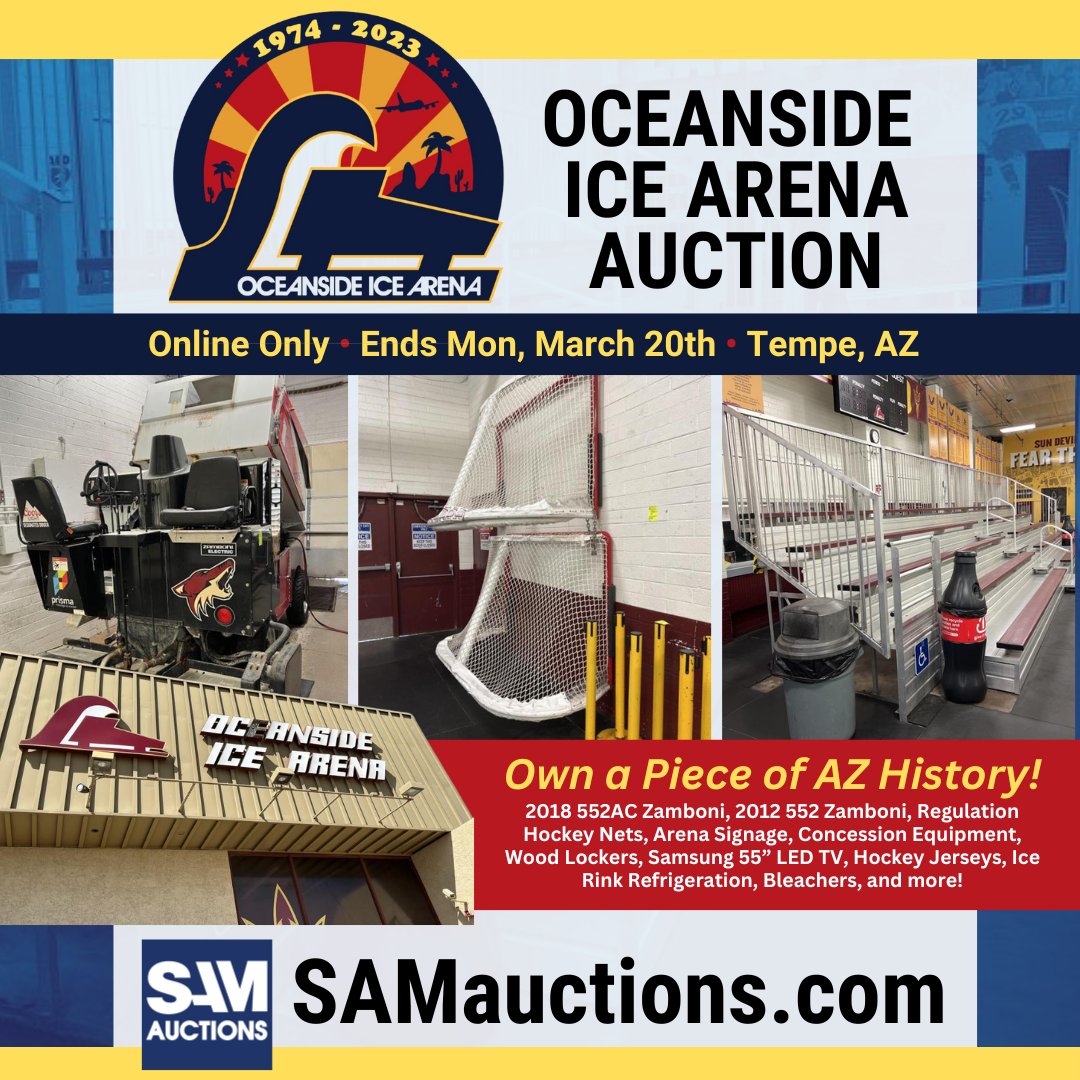Ode to Oceanside: ASU hockey prepares for final series at soon-to-be razed  arena - PHNX