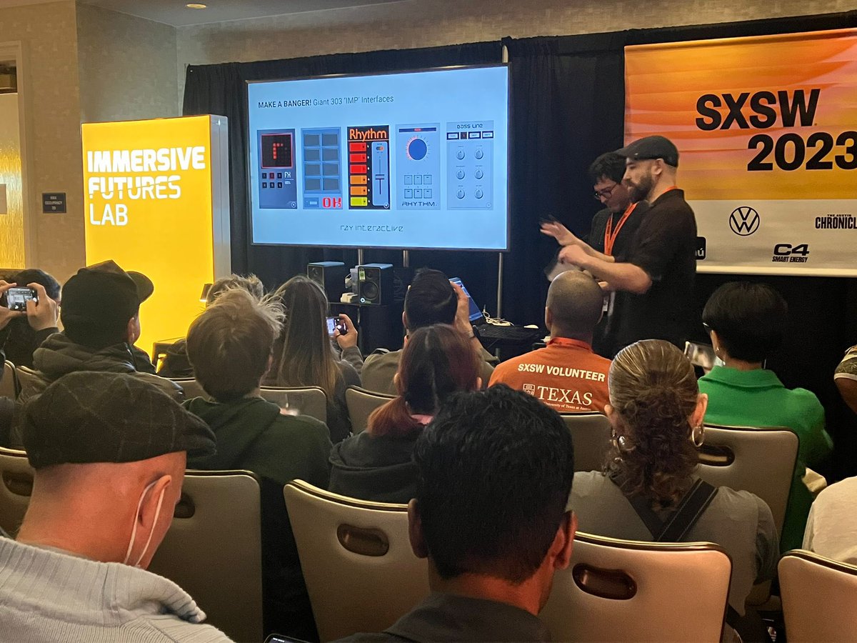 Fantastic sold out session at #SXSW for Playable Technology and Ray Interactive - Play n Music schedule.sxsw.com/2023/events/OE… @CreativeET #IFLSXSW