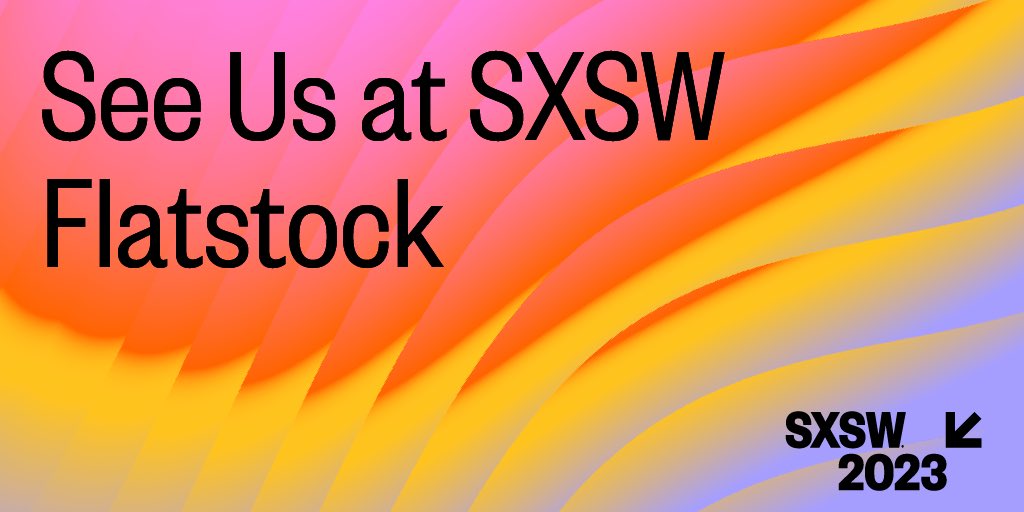 Catch me at @sxsw’s Flatstock this week showing and selling my prints!