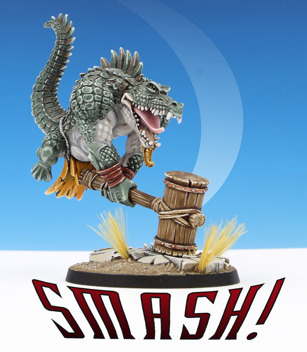 I finally got some paint on my Sebeki Smashmaster.  He’s now available over at Croc Games.

#miniatures #DnD #ttrpg #WarhammerCommunity  #crocgames #empireofmetal #CrocodileGames #WarGodsofAegyptus #paintingminiatures #WarGods