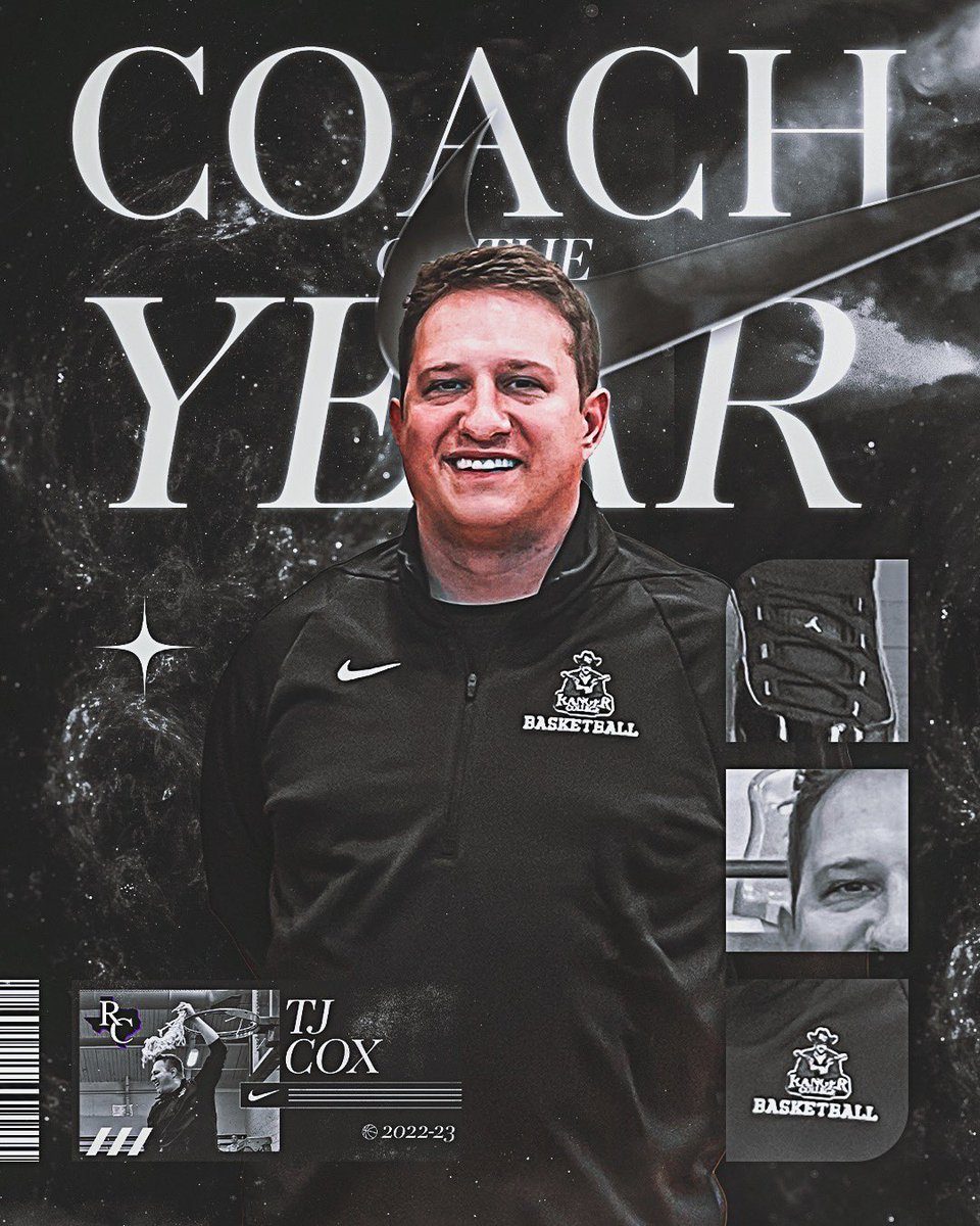 ⚪️🟣 Coach Of The Year 🟣⚪️

Congratulations to our 1st year Head Coach TJ Cox on receiving the 2022-23 NTJCAC Coach of The Year Award!

#PistolsUp