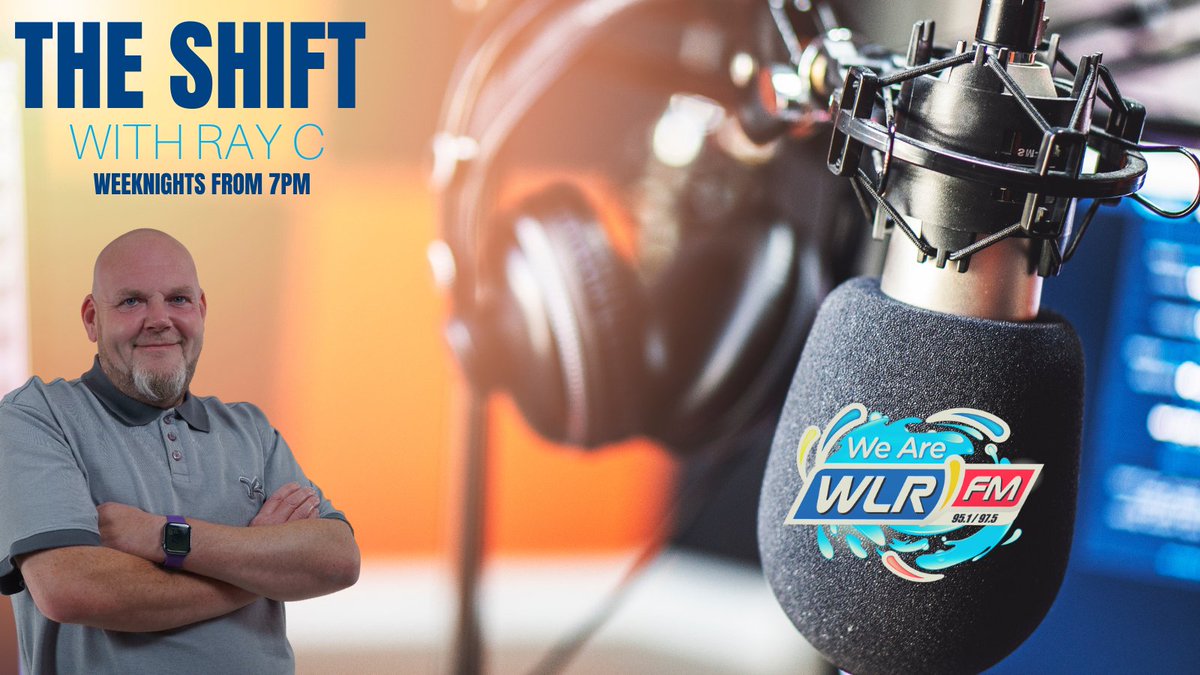 The Shift w/@djrayc is live from 7pm. Classic hits from Groove Armada, David Bowie, ATCQ, Donna Summer, and tonights #IrishMusicMonth tracks come from @BackroadSmokers @gavinboyce @TheEvanMiles @MusicAIS2020 @autremondee @BigYellowJacket #TuneIn wlrfm.com 🕺📻💃📲