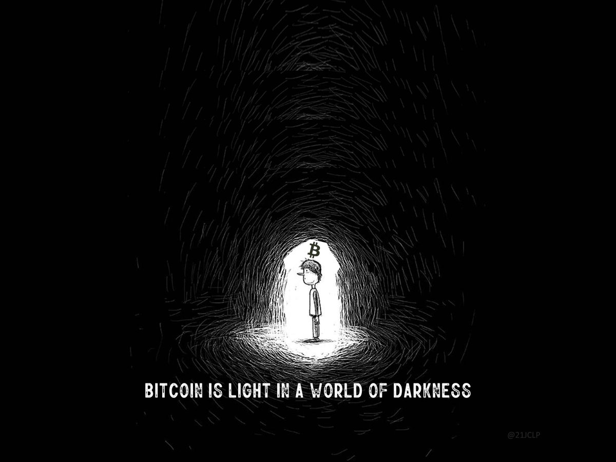 BoldBitcoin's tweet photo. #Bitcoin is light in a world of darkness. https://t.co/gilOlsF1Yq