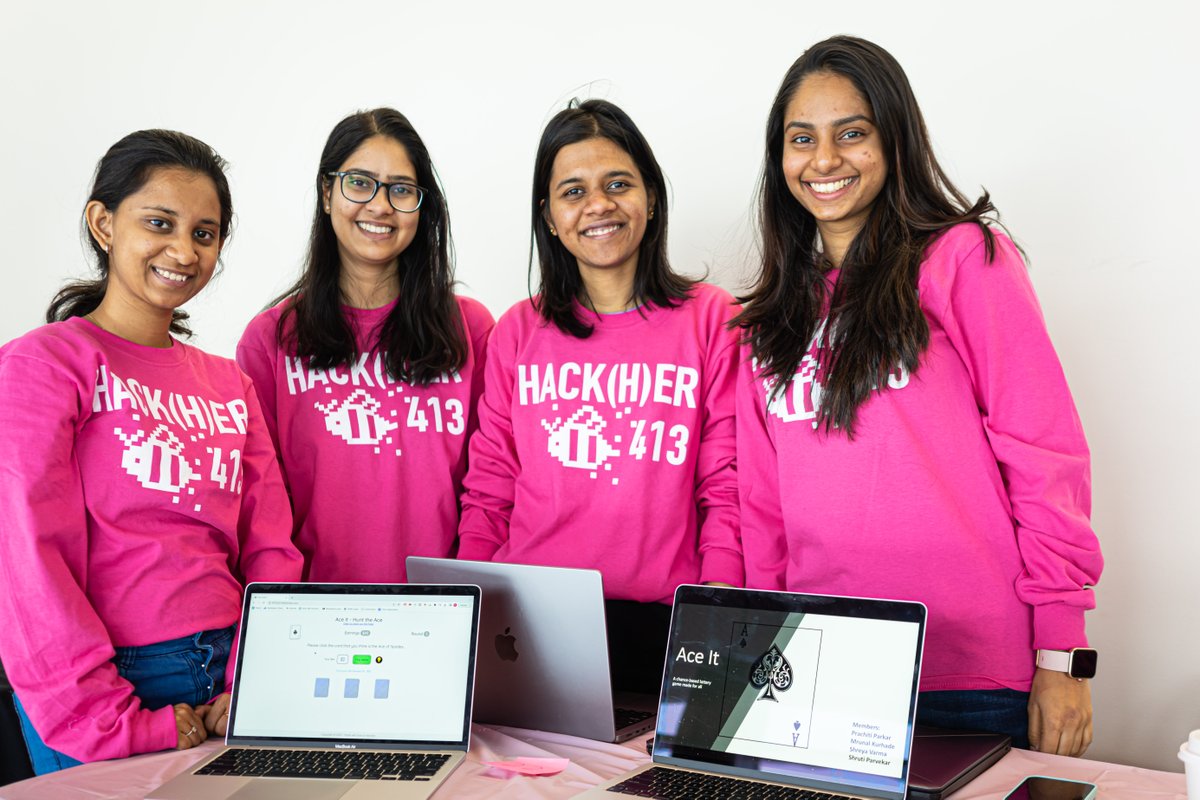 UMassAmherst's tweet image. If you missed the 5th annual Hack(H)er413 event, Don't worry! There's a recap at @manningcics that will jazz you up for next year. Over 300 students participated. "Computing is fun, computing is important, and computing is for all!" #hackher #hackathon cics.umass.edu/news/hackher41…