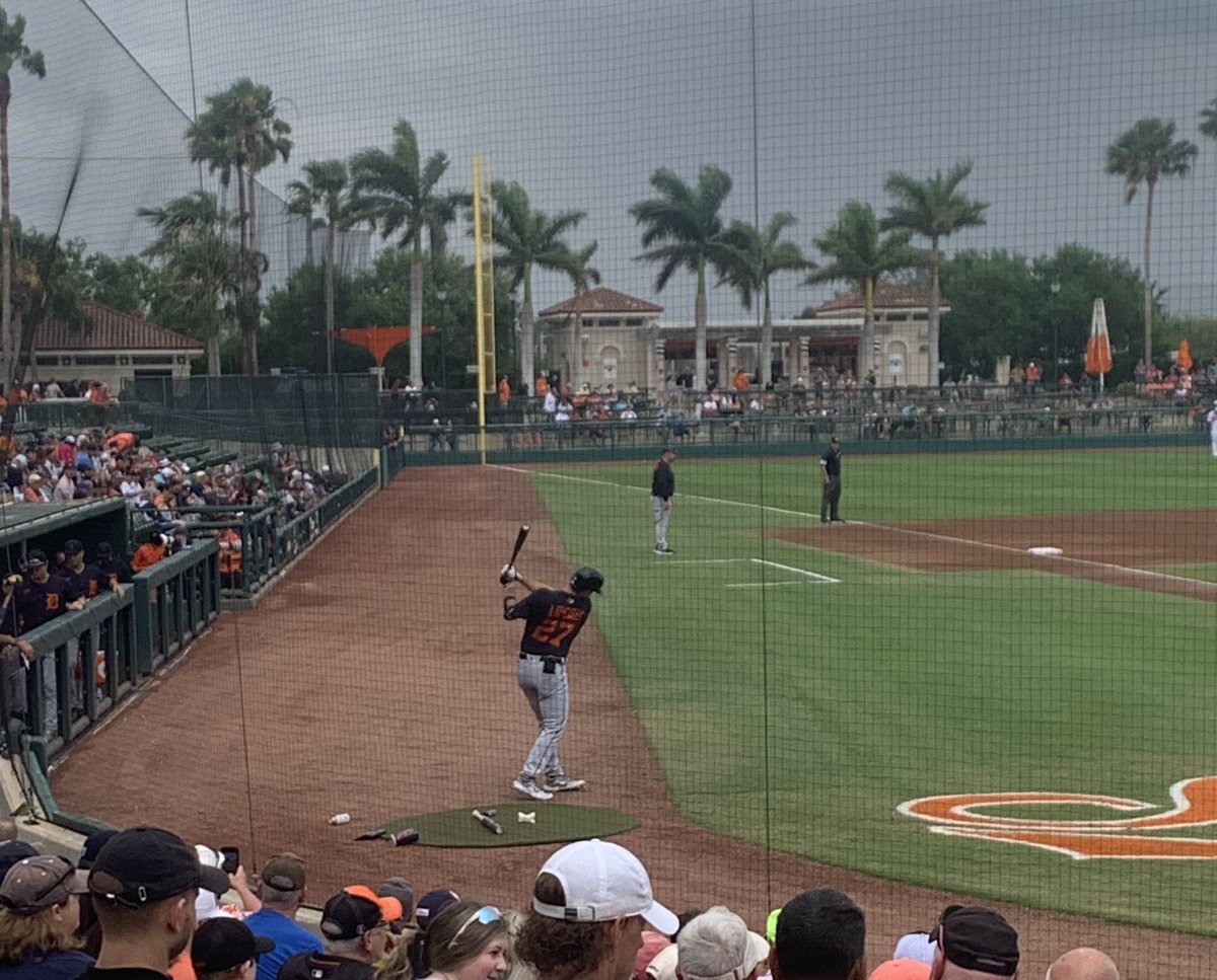 ProBaseVols's tweet photo. In the building for Tigers-Orioles to see #ProVol Andre Lipcius. A handful of hard hit balls so far https://t.co/7g5I7AXt1b