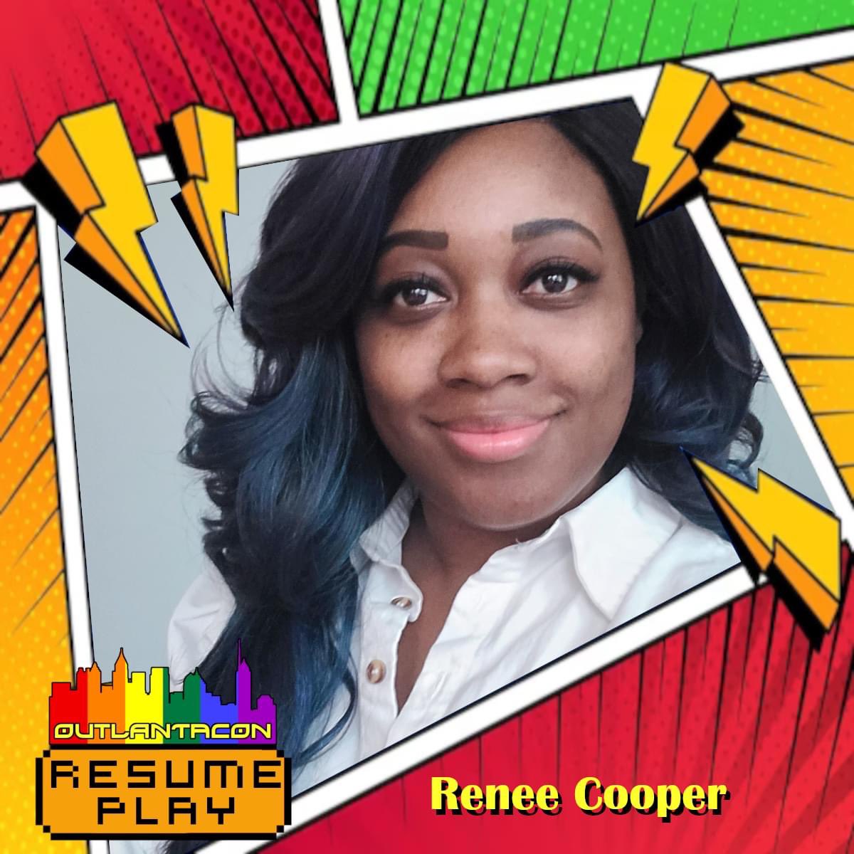 OutlantaCon's tweet photo. OutlantaCon is super excited to have Renee Cooper joining us this year!
Renee is a shining media star on the weekends as an industry panelist, celebrity moderator, cosplayer, and volunteer. https://t.co/YcumDOFBu1