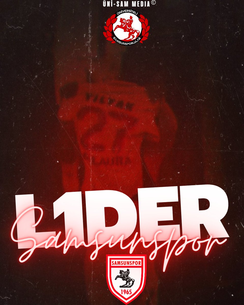 UniSam1965's tweet photo. LİDERLİK GÜZEL ŞEY 😉

#Samsunspor #Samsun #ÜniSam https://t.co/Dr6HMWGjVm