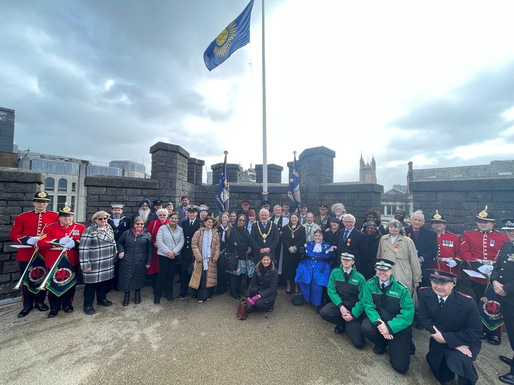 cardiffcouncil's tweet photo. Today, the Commonwealth Day flag was raised @cardiff_castle along with 1000+ flags worldwide, celebrating the family of nations that encompass the globe. 

This year’s #CommonwealthDay marks the tenth anniversary of the signing of the Commonwealth Charter. https://t.co/EYBiM2rVAh https://t.co/THdqBjPBdj