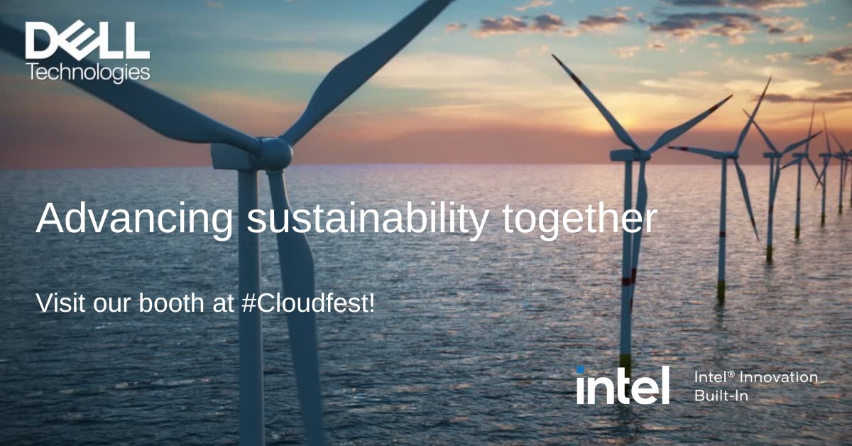 MarcoVespa's tweet photo. Make the Green Data Center your foundation for sustainable growth through efficient hardware, #AI &amp; software-led applications, as-a-Service models. Learn how we embed sustainability in everything we do at #Cloudfest. https://t.co/7EiygHH2hu #DellTechCSP #IntelInnovationBuiltIn https://t.co/3BooHg3Cfh