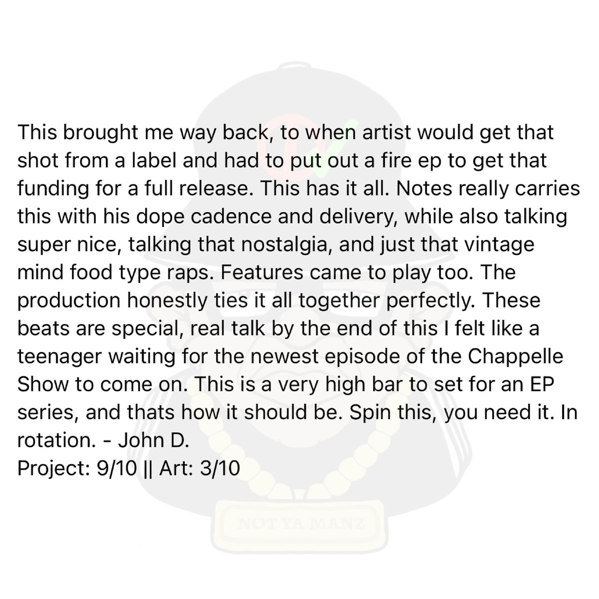 NotYaManz's tweet image. Watch the View 2 EP Series Volume One - Notes82
#NotYaManz #Shorts #Rap #HipHop #Review #NewMusic #notes82 @notes82_