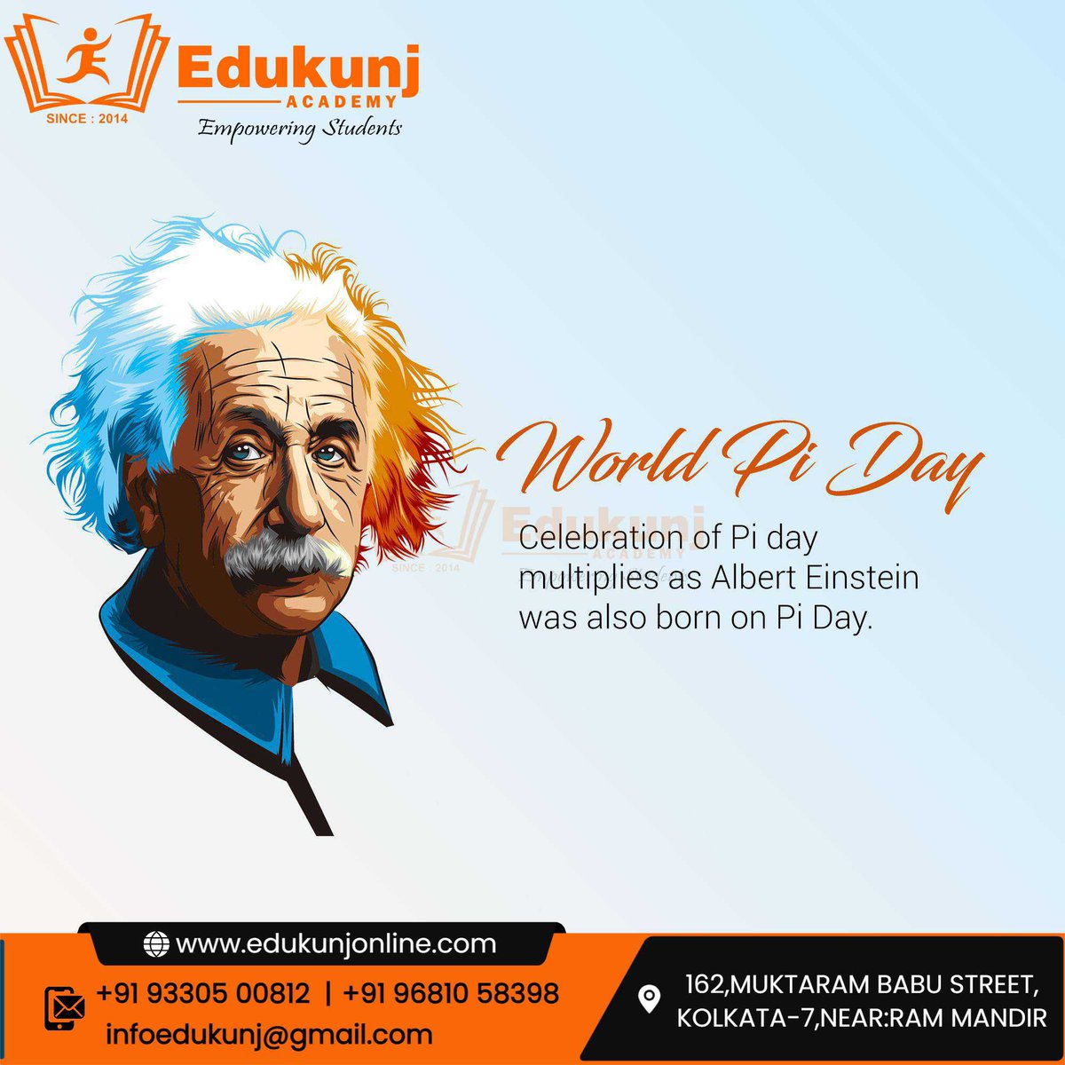 KunjayG's tweet photo. Greetings from EDUKUNJ ACADEMY
#happypiday #piphase #AnnualCelebration #math #mathsisfun #pinetwork #pieday #nationalpiday #studymathematics #MathematicalConstant https://t.co/g3dSjpnYki