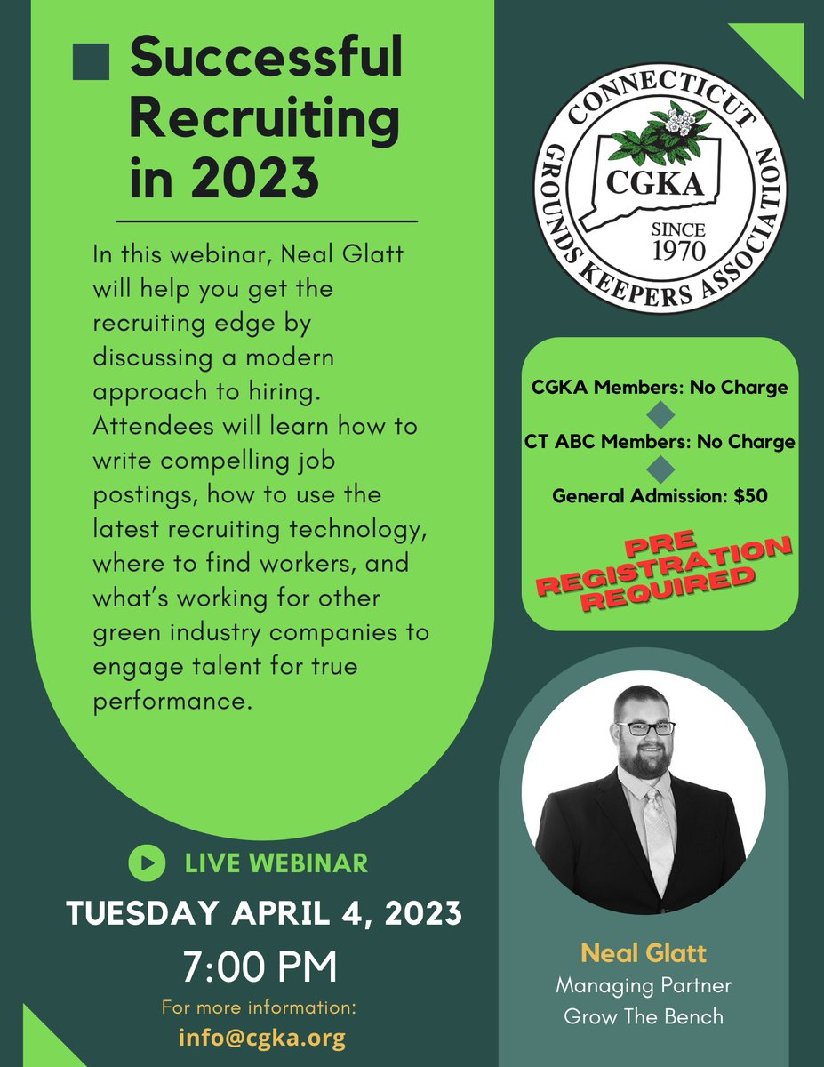 CGKA1970's tweet photo. #events #ctlandscapers Upcoming CGKA events #anotherone thank you @the_nalp @GrowTheBench @RandyProstak https://t.co/ilLvZV0qet