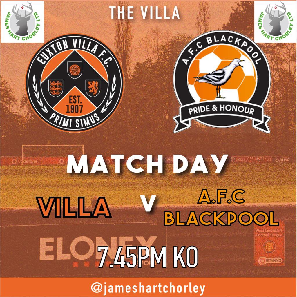 Under The Lights ! 💡
Tuesday night
📆 14/03/2023
🆚  @AFCBlackpool 
🏆 West Lancs Div 2
🏟️ Jim Fowler 
📍 Euxton, PR7 6HH
🎟️ Free Entry
⏰ 7:45pm kick off

Match day sponsor @jameshartchorley 

Support welcome and appreciated as always

UTV 🟠⚫️

@BBCLancsSport @westlancsleague