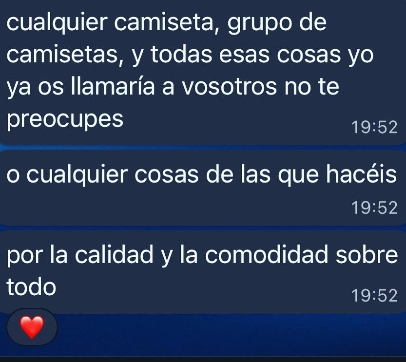 😍 𝐆𝐑𝐀𝐂𝐈𝐀𝐒 𝐏𝐎𝐑 𝐓𝐎𝐃𝐎 😍

👌 Nos encanta estampar vuestras ideas, dar forma a vuestro diseño y que el resultado sea de vuestro agrado.

☺️ Muchas gracias @davidclarosl por tus palabras y tu confianza desde Málaga.