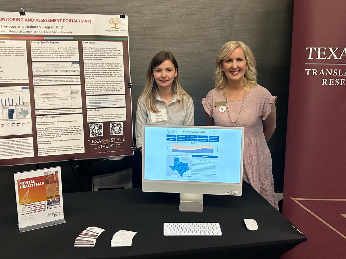 txstResearch (@txstresearch) on Twitter photo Proud of THRC doctoral research assistant, Maria Tomasso, who was recognized for her mental health research at SXSW <a href="/txst/">Texas State University</a> Innovation Lab last night. #txst_THR Proud of THRC doctoral research assistant, Maria Tomasso, who was recognized for her mental health research at SXSW <a href="/txst/">Texas State University</a> Innovation Lab last night. #txst_THR