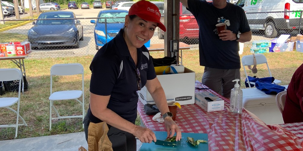 AirportBoca's tweet photo. Thank you @bocachamber for putting on another great cookout! The Boca Raton Airport team had a great time connecting with the community of Boca Raton, thanks to everyone who stopped by our table. #CommunityCookout #BocaRatonAirport #bocachamber https://t.co/Cu5Rbt28xU