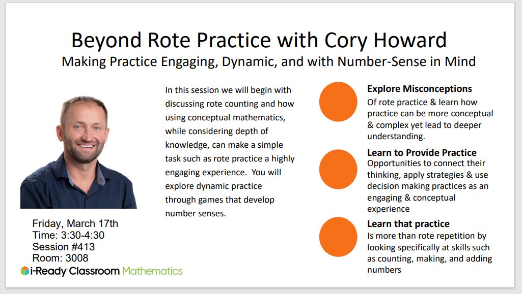 Excited to be presenting at the Virginia Council Teachers of Mathematics this Friday.
vctm.org/VCTM23