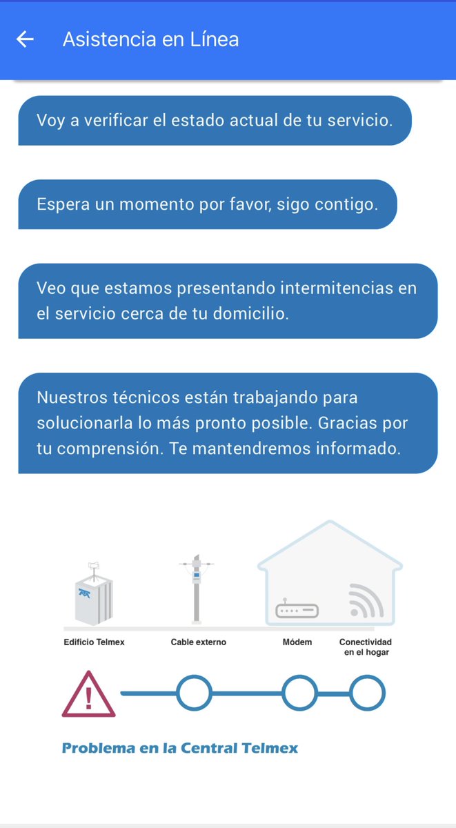 the_lasc's tweet photo. Asi el servicio de @infinitum cada 3er día en mi zona, ah pero como mandan campanas para que compres más… de pena… https://t.co/jjLkLuRQgV