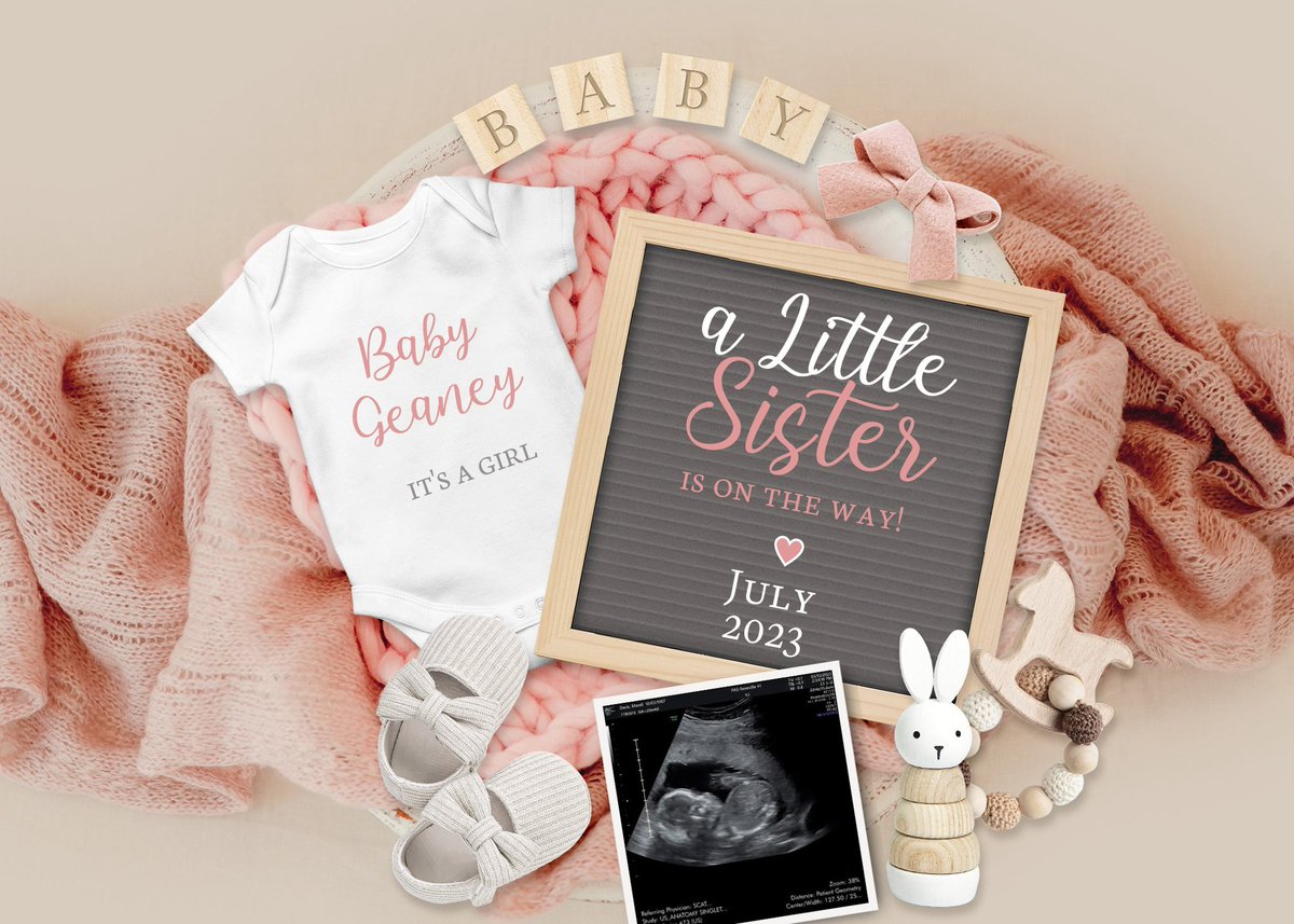 Sugar and Spice, and everything nice! We can’t wait to meet our little princess!