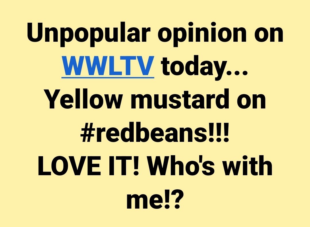 CJohnFranklin's tweet image. My paw-paw always did it, and it is SO GOOD!! @WWLTV #redbeans