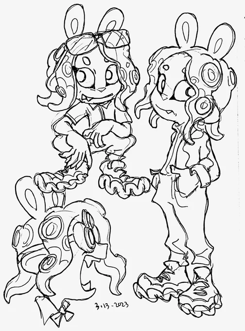 Trito and maguro silly doodles
#splatoon #splatoonoc 