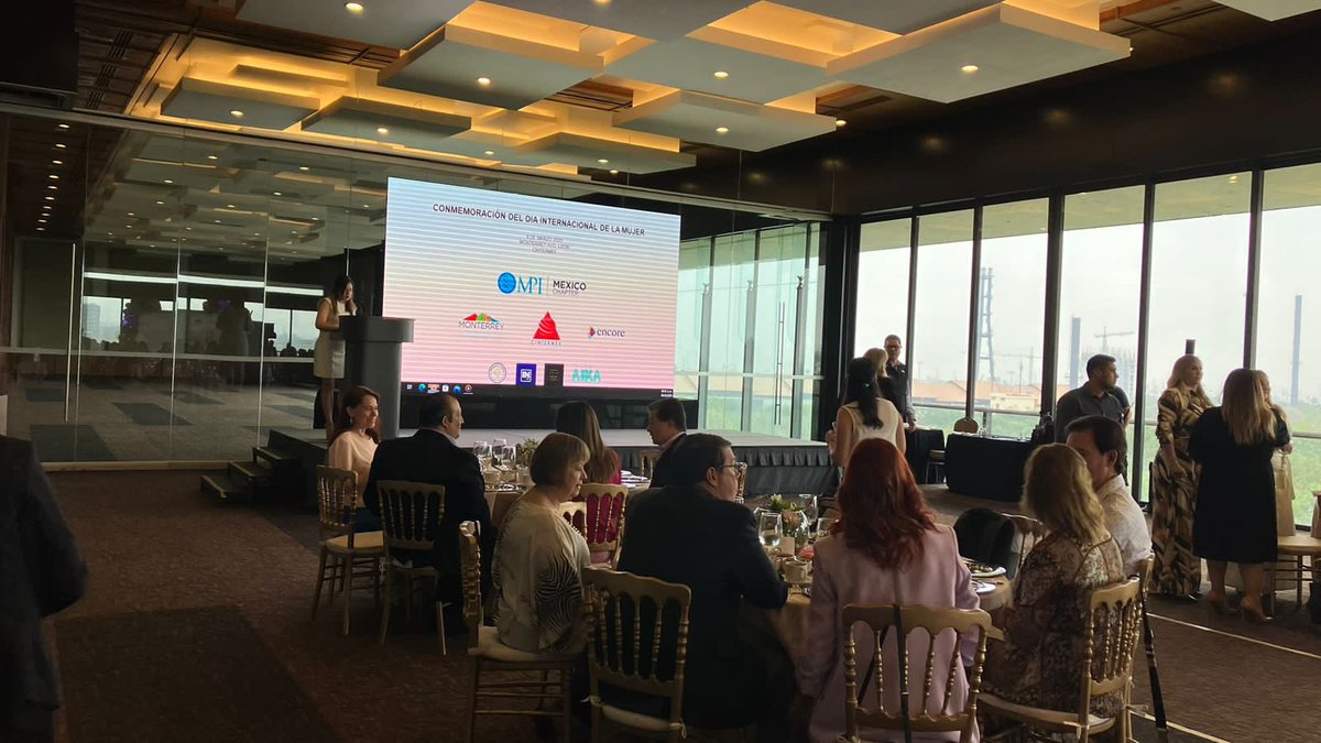 EncoreMex's tweet photo. Formamos parte del desayuno del #DíaInternacionalDeLaMujer, organizado por MPI Mexico que se llevó a cabo en CINTERMEX, Monterrey, Nuevo León 🙌🏼.
Donde conmemoramos la importancia del papel que desempeña la mujer dentro de la #IndustriaDeReuniones
✨.
#EventsThatTransform https://t.co/fZjpfqieRg