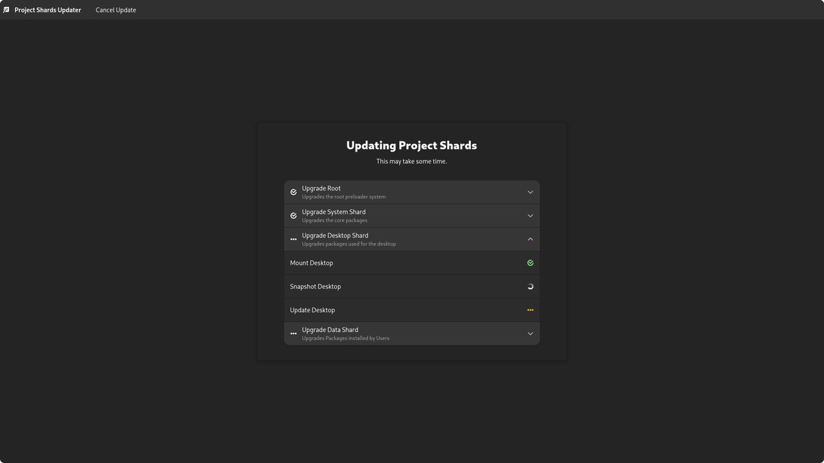 Crystal_Linux's tweet image. Big shoutout to @axtlos for their amazing work on #ProjectShards recovery! Keep it up! #FOSS #opensource