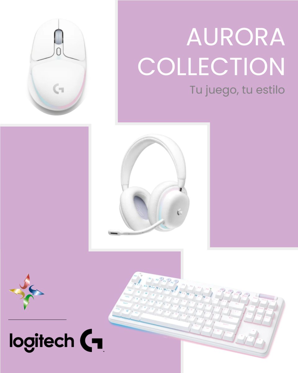 ConsejeriaInfo's tweet image. ¡La colección Aurora de Logitech está aquí para llevar su experiencia de juego al siguiente nivel! 🚀✨ Con tecnología de vanguardia y diseños impresionantes, estos gadgets son imprescindibles para cualquier jugador serio. 🤩 
.

#gaming #LogitechAurora #tecnologíaavanzada