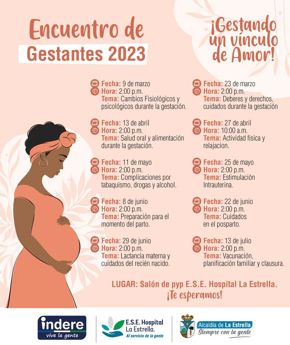 ESELAESTRELLA's tweet photo. Agéndate y no te pierdas estos encuentros que crean vínculos de amor para toda la vida 🤰🏻👏🏼 https://t.co/AWlI9R5KL5
