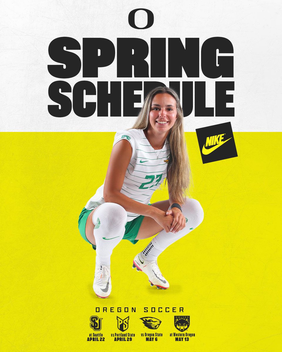 Mark your calendars!!! ✍️

Here’s our spring game schedule!

#GoDucks 🦆