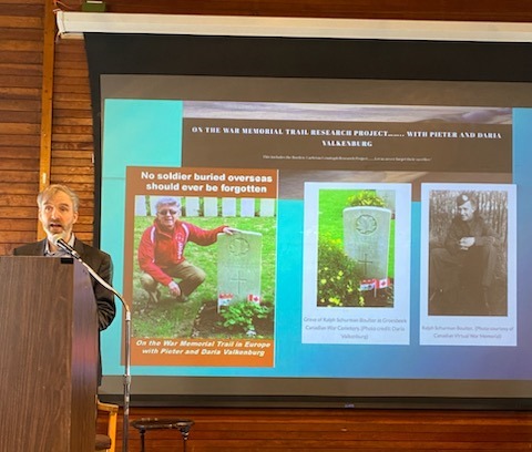 researchmemori1's tweet photo. Thank you @PEIMuseum for the 2023 Heritage Recognition Award for the On The War Memorial Trail research project.  The award honours each person whose story we have told and are continuing to tell.  Thank you to Jack &amp; Arlene Sorensen for accepting the award on our behalf. https://t.co/h5D8dfy9P3