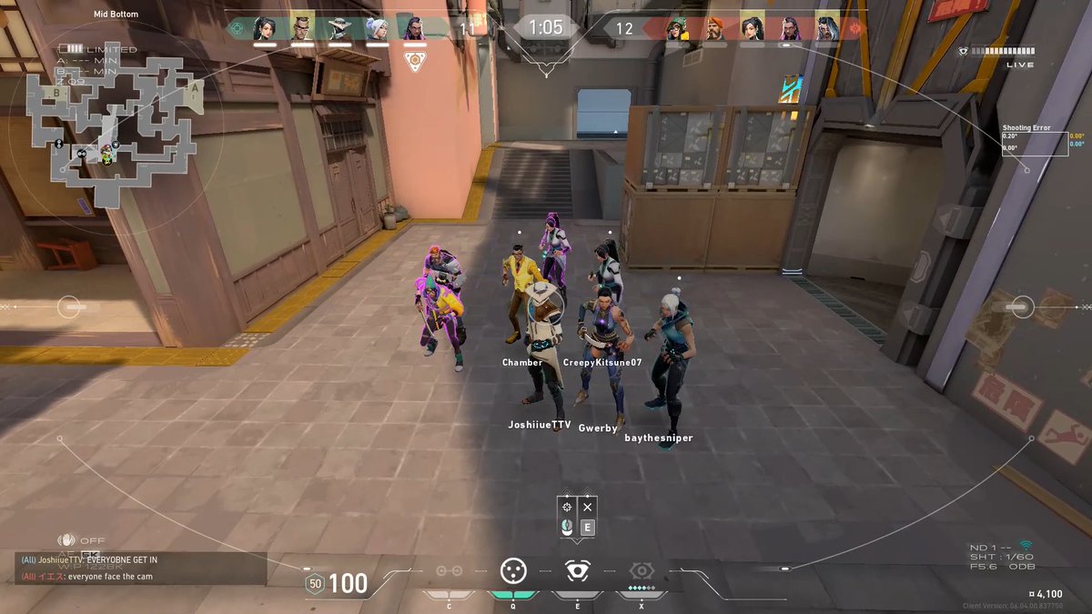 joshiiue's tweet photo. I don’t know how we got this, but we did it haha, meet the amazing randoms that have joined the cult.
#valorant #valorantclips #valorantgame #VALORANT #valorantmemes #valoranthighlights #twitch #twitchstreamer #twitchtv #twitchaffiliate #twitchgamer #twitchclips #twitchstream https://t.co/i002fZDo5C