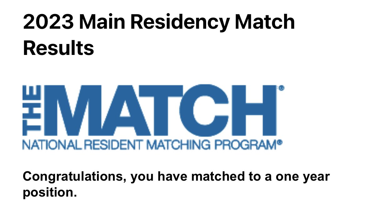 Unfortunately I did not match into diagnostic radiology. While I am grateful to have the opportunity of a transitional year, it is disappointing.
I hope to use this upcoming year to grow & become a better candidate. Seeking out mentors! #unmatched #radres #unmatchedMD #Match2023