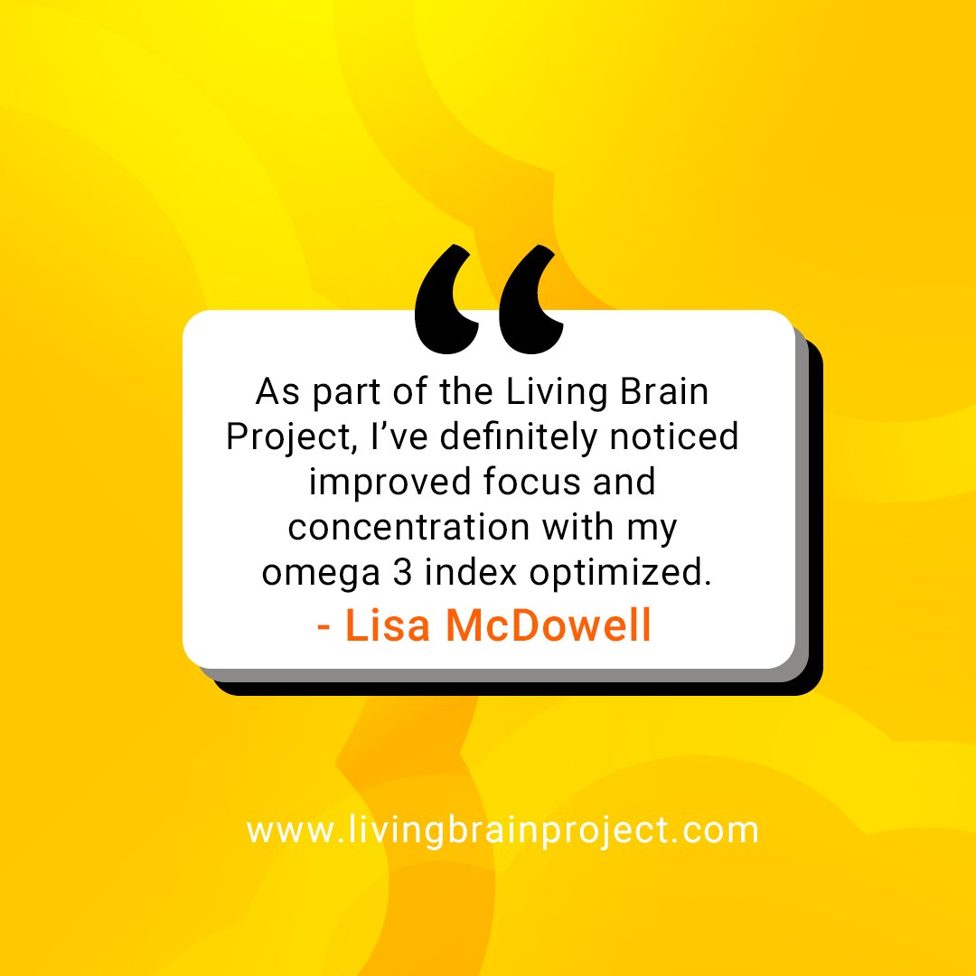 After supplementing with Brain Armor throughout #TheLivingBrainProject, Lisa’s omega-3 index increased by 53.6% while her omega-6 levels went down by 37.29%. 

#BrainHealth #Omega3index #Wellness #Optimization #PlantBased #Omega3s