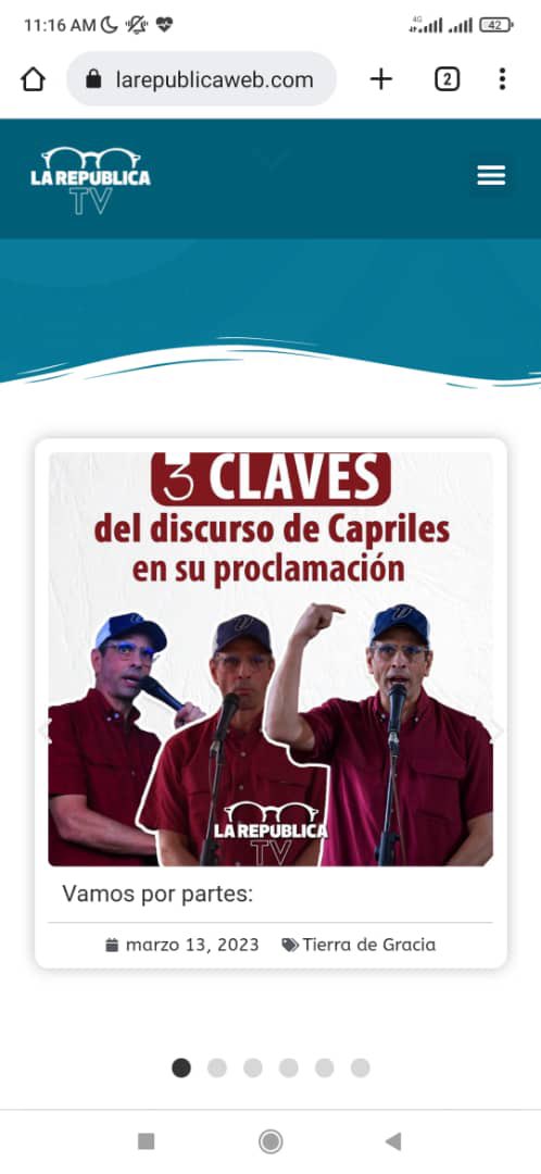 LaRepublica_tv's tweet photo. ¿Ya visitaste nuestra página web? Ingresa a https://t.co/w0w6PW3ex0 y navega entre la tierra de gracia y el futuro del país, siempre con el #HumorConProposito que nos caracteriza 😎 https://t.co/xFoEzAU0EK